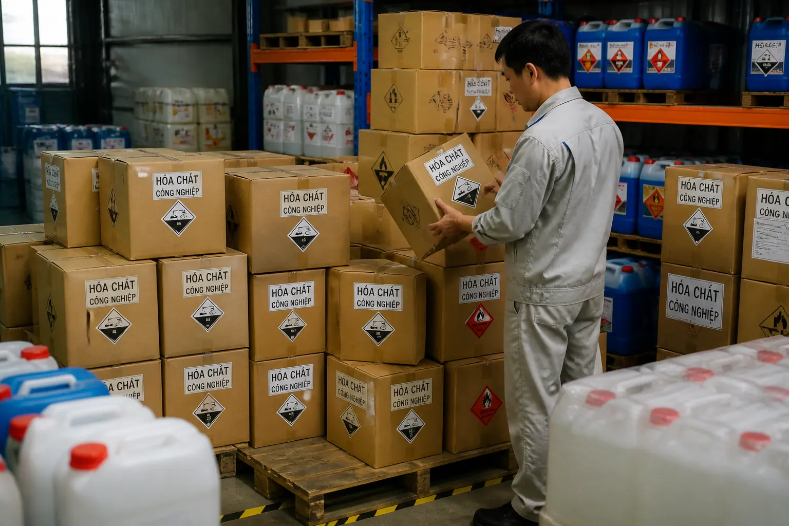 Ứng dụng của bao bì carton hóa chất trong các ngành