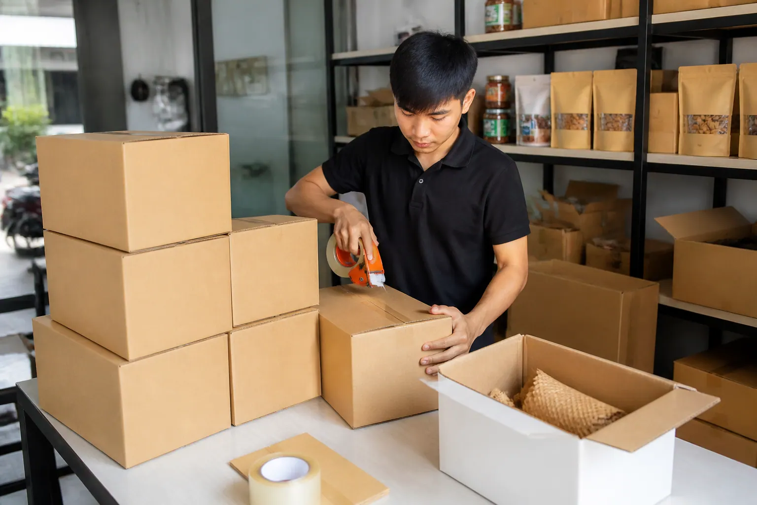 Ứng dụng phổ biến của bao bì carton kraft
