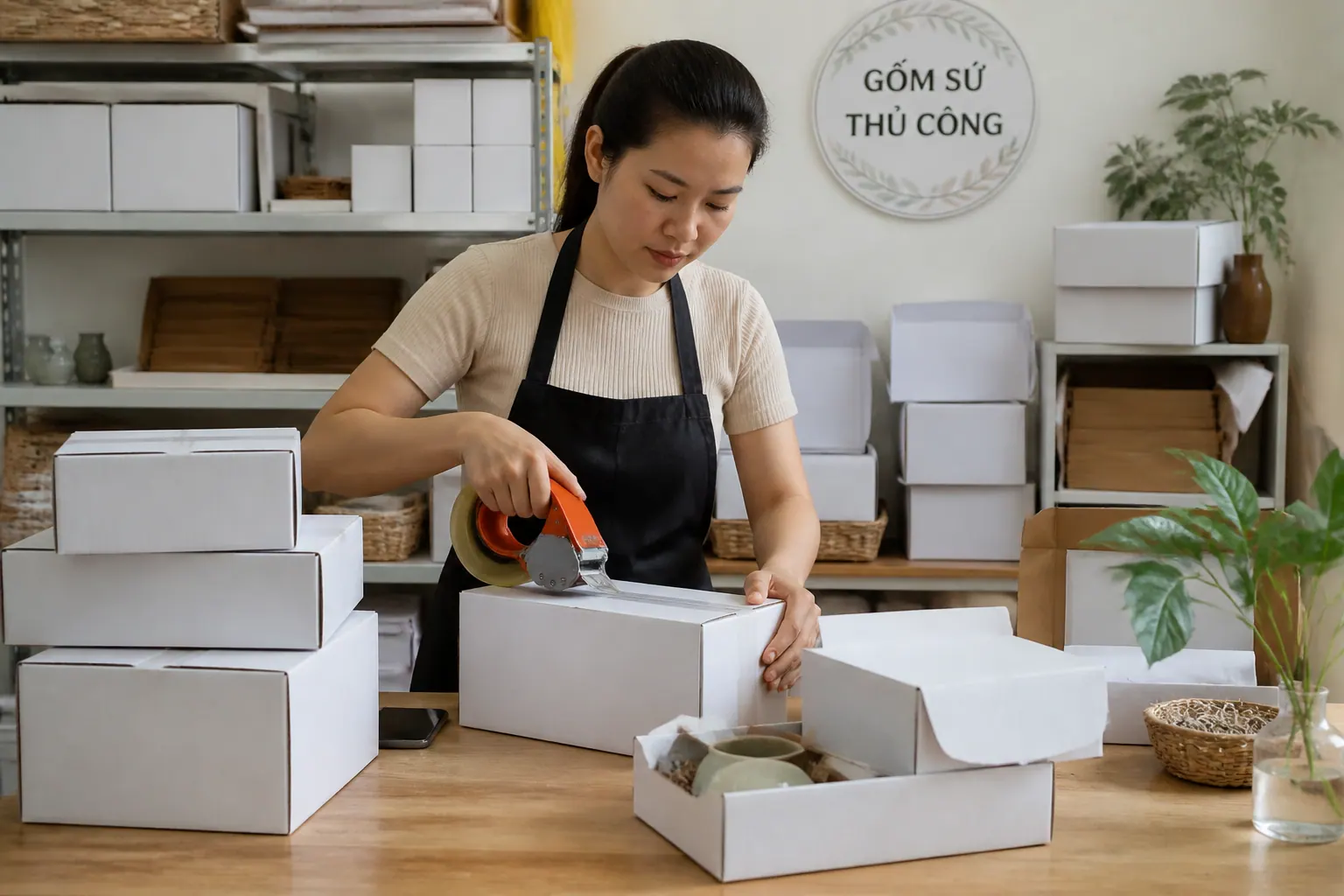 Ứng dụng phổ biến của bao bì carton trắng