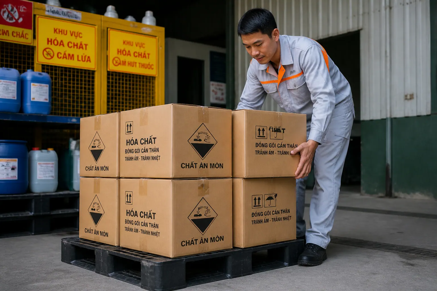 Vì sao cần sử dụng bao bì carton chuyên dụng cho hóa chất? - bao bì carton hóa chất