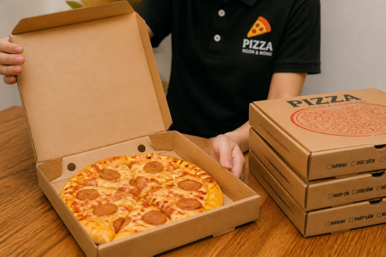 Vì sao hộp carton là lựa chọn tối ưu cho pizza? | hộp carton đựng pizza Vì sao hộp carton là lựa chọn tối ưu cho pizza? - hộp carton đựng pizza